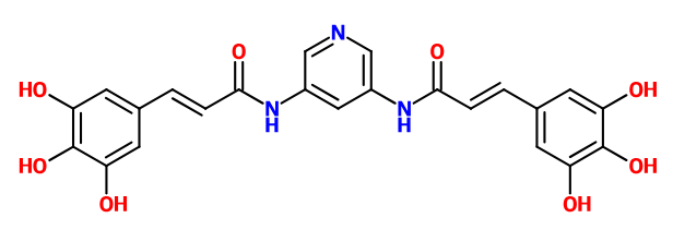 (image for) MC024440 3-(3,4,5-Trihydroxy-phenyl)-N-{5-[3-(3,4,5-trihydroxy-phenyl)-acryloylamino]-pyridin-3-yl}-acrylamide